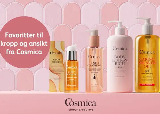 Favoritter til kropp og ansikt fra Cosmica Favoritter til kropp og ansikt fra Cosmica
