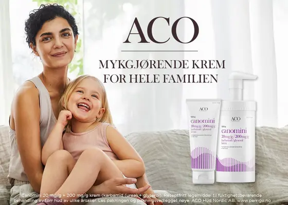 ACO: Canomini, Canoderm, Cano+, Miniderm – Mykgjørende kremer for hele familien