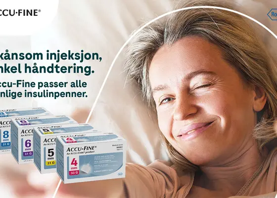 Accu-Fine pennekanyle— markedets tynneste nål Accu-Fine pennekanyle— markedets tynneste nål