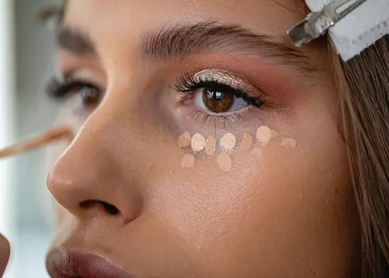 Makeup ved mørke ringer under øynene Makeup ved mørke ringer under øynene