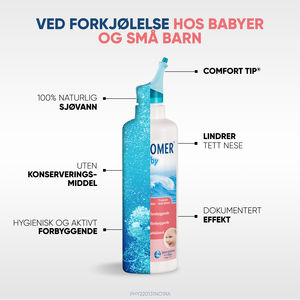 Physiomer Baby Nesespray, saltvannsskylling, 115 ml