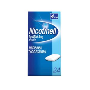 Nicotinell IceMint tyggegummi, Slutte å røyke 4 mg