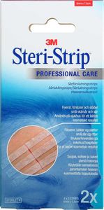 3M Steri-Strip Professional 6x75 mm brun 2 x 3 strips