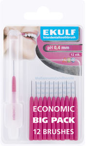 Ekulf ph 0,4 Mellomromsbørster 12 stk