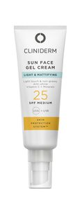 Cliniderm Sun Face Gel Cream SPF25 50 ml