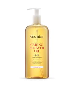 Cosmica Caring Shower Oil mild dusjolje som rengjør tørr hud uparfymert 400 ml