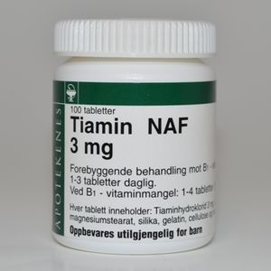 Tiamin NAF Tab 3 mg