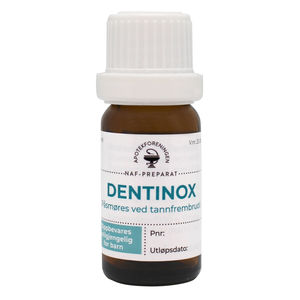 Dentinox NAF Oppl til tannkjøtt 5 mg/ml/75 mg/ml/675 mg/ml
