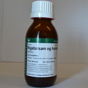 Rigabalsam og honning NAF mikstur 0,3 mg/ml/6 mg/ml/460 mg/ml