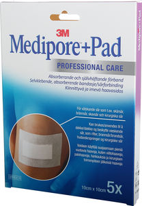 Medipore + Pad Professional Care, steril bandasje  10x10cm
