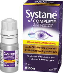 Systane Complete øyedråper uten konserveringsmidler 10 ml