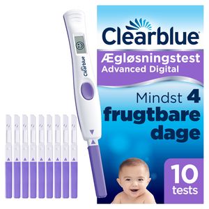 Clearblue eggløsningstest med dobbel hormonindikator 10 stk