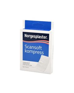 Scansoft steril kompress 7,5cmx5cm 5 stk
