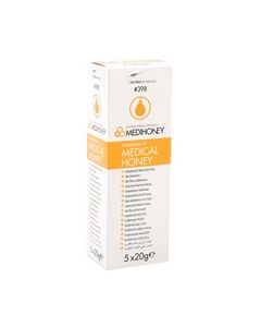 Medihoney antibakteriell medisinsk honning 5x20 g