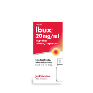 Ibux mikstur 20mg/ml jordbær