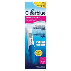 Clearblue digital graviditetstest med ukeindikator 1 stk
