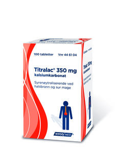 Titralac tabletter 350 mg