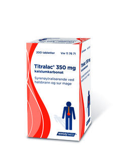 Titralac tabletter 350 mg