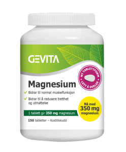 Gevita Magnesium 350 mg, 150 tabletter