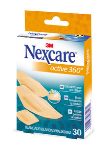 Nexcare Active 360 plaster 30 strips