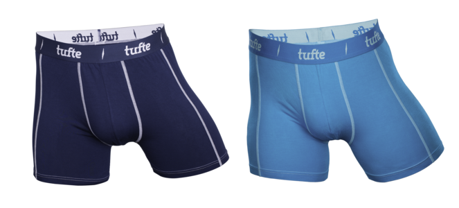 Tufte herreboxer hawaii / blue M