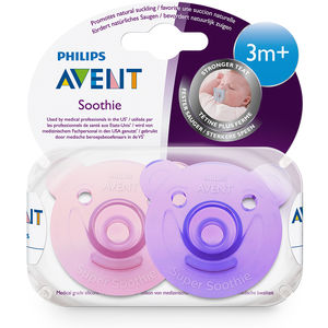 Philips Avent Soothie smokk i søt bjørnedesign - 2 stk
