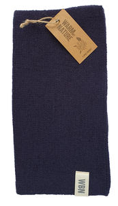 Strikkehals Nature Blue unisex