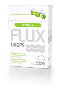 Flux Drops sugetabletter stikkelsbær 30 stk