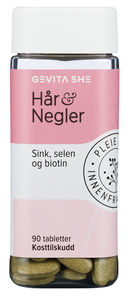 Gevita She Hår & Negler 90 tabletter