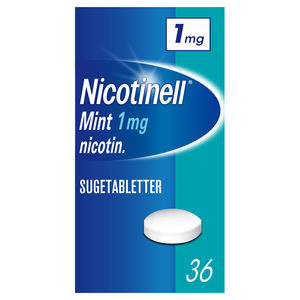 Nicotinell Mint Sugetab 1 mg, Slutte å røyke, 36 stk