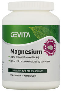 Gevita Magnesium 300 mg, 150 tabletter
