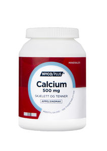 Nycoplus kalsium 500 mg 100 tyggetabletter