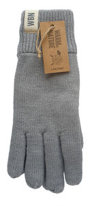 Strikkehansker Lamb Grey herre
