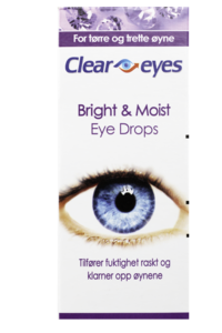 Cleareyes Bright & Moist øyedråper 15 ml