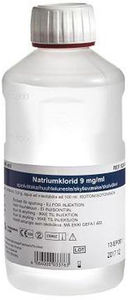 Natriumklorid Fresenius Kabi skyllevæske 9mg/ml helleflaske 500ml