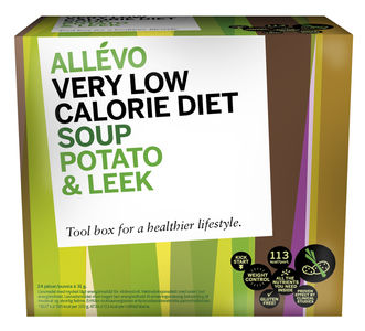 Allévo Very Low Calorie Diet - suppe med potet og purre 24 x 31 g