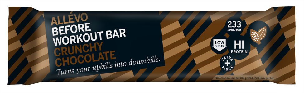 Allevo Before Workoutbar Chrunchy Chocolate 66g