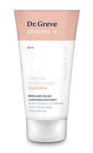 Dr Greve Pharma dagkrem uten parfyme til tørr og sensitiv hud, 50 ml