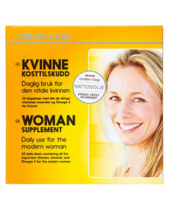 Lifeline Care Kvinne - 30 dagsdoser (2 tabletter + 2 kapsler daglig)