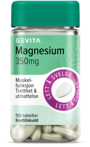 Gevita magnesium 350mg 150 tabletter