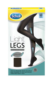 Scholl Light Legs 60 denier sort XS - 1 par