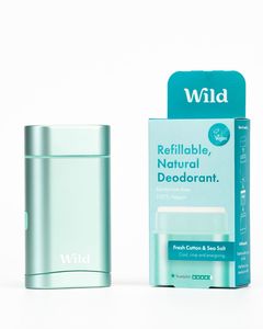 Wild Deo Cotton & Sea Salt startpakke