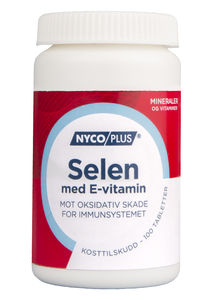 Nycoplus selen m/E-vitamin Tab 100 mikrog/22 mg