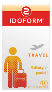 IDOFORM Travel melkesyrebakterier tyggtabletter 40 stk