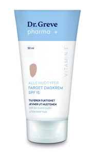 Dr Greve Pharma farget dagkrem uten parfyme SPF15 50 ml