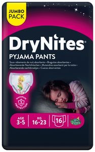 DryNites bleie jente 3-5 år 10 stk