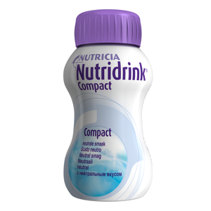 Nutridrink Compact Nøytral - komplett og balansert næringsdrikk 4 x 125 ml
