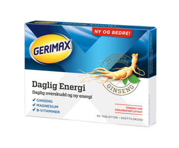 Gerimax daglig energi Tab