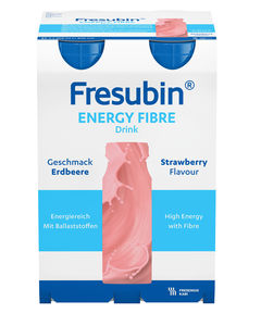 Fresubin Energy Fibre Drink Jordbær 4x200 ml