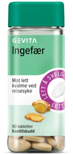 Gevita Ingefær 90 tabletter